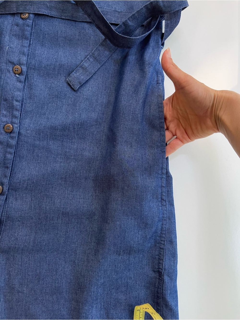 J. Jill Dark Indigo Button-Up Shirt dress - Picture 8 of 9